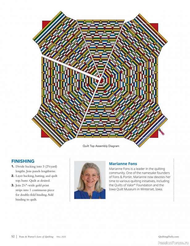 Коллекция проектов для рукодельниц в журнале «Fons & Porter’s Love Of Quilting - Fall 2025»