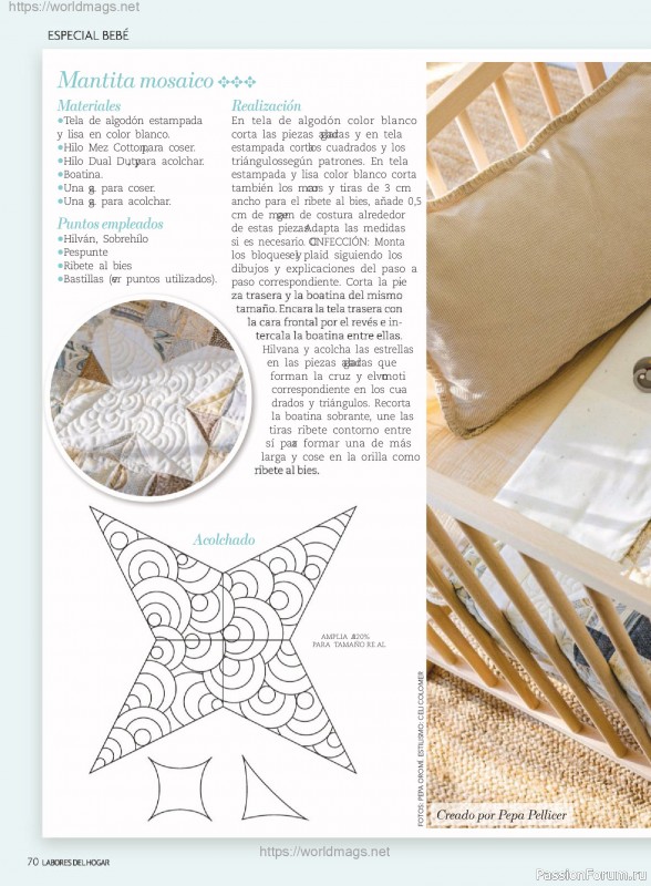 Коллекция проектов для рукодельниц в журнале &laquo;Labores del hogar №793 2025&raquo;