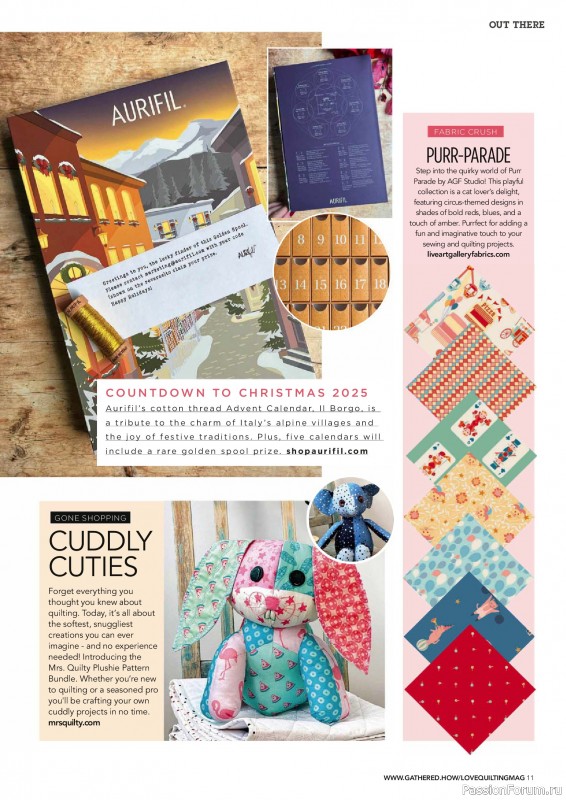 Коллекция проектов для рукодельниц в журнале «Love Patchwork & Quilting №153 2025»