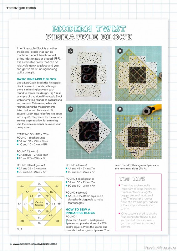 Коллекция проектов для рукодельниц в журнале «Love Patchwork & Quilting №153 2025»
