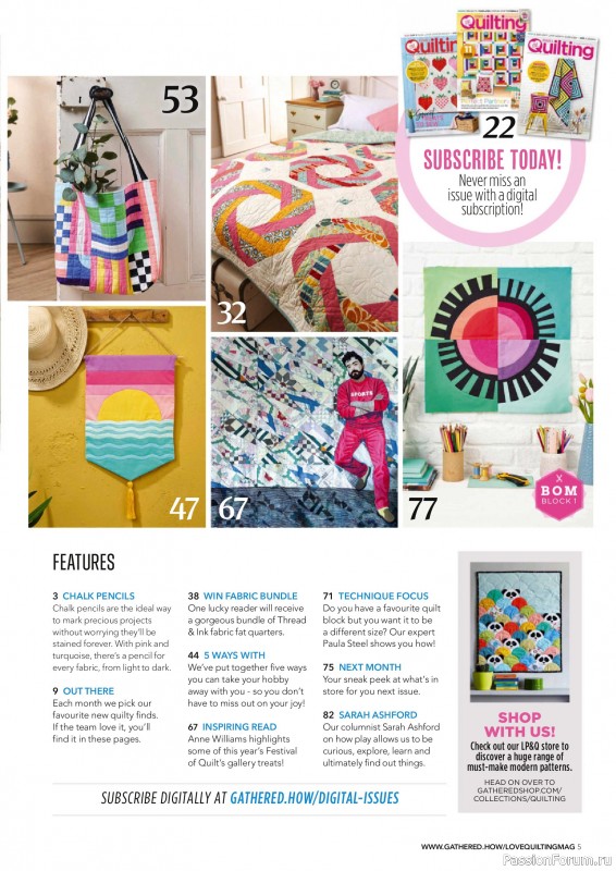 Коллекция проектов для рукодельниц в журнале «Love Patchwork & Quilting №165 2026»