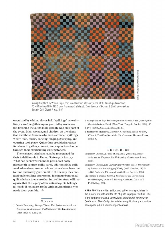 Коллекция проектов для рукодельниц в журнале &laquo;PieceWork - Spring 2025&raquo;