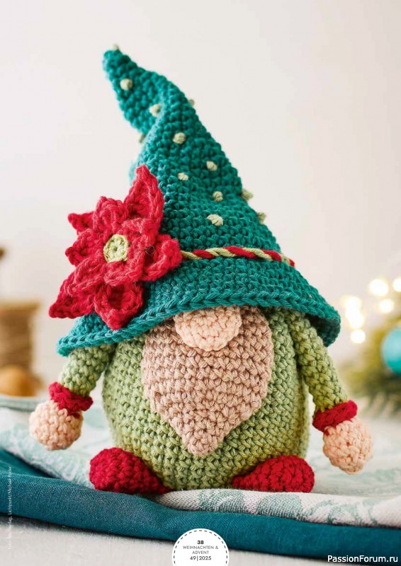 Коллекция проектов для рукодельниц в журнале «Weihnachten & Advent - selber machen №49 2025»