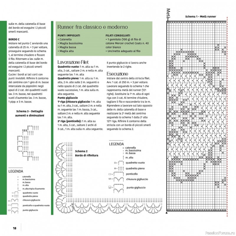 Вязаные модели крючком в журнале «Uncinetto Manuale Filet №5 2022»