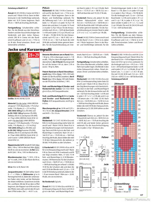 Вязаные модели в журнале &laquo;Sabrina №3 2026 German&raquo;