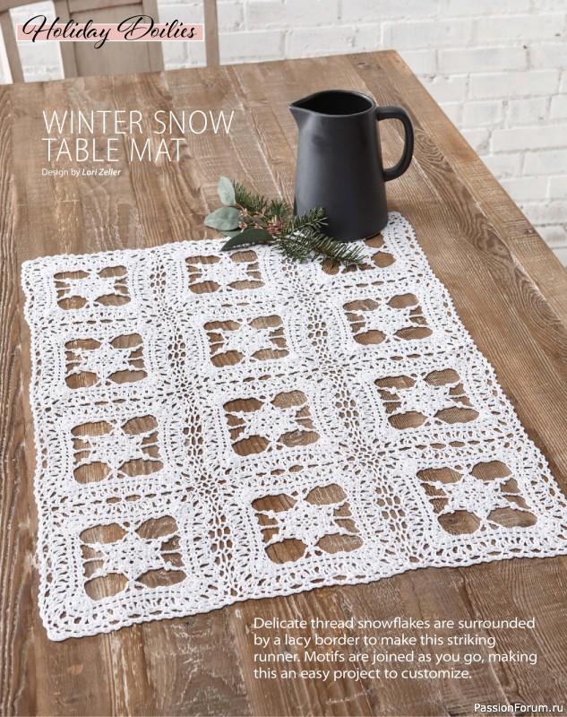 Вязаные проекты крючком в журнале &laquo;Crochet World Specials - Late Autumn 2026&raquo;
