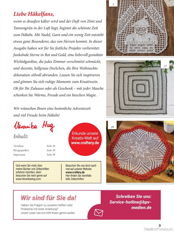 Вязаные проекты крючком в журнале «FiletHakeln leicht gemacht №1 2026»