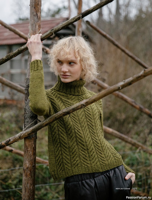 Вязаные проекты в книге «Contrasts Textured Knitting»