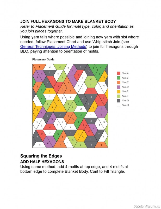 Вязаные проекты в книге «Crochet Modular Blankets»