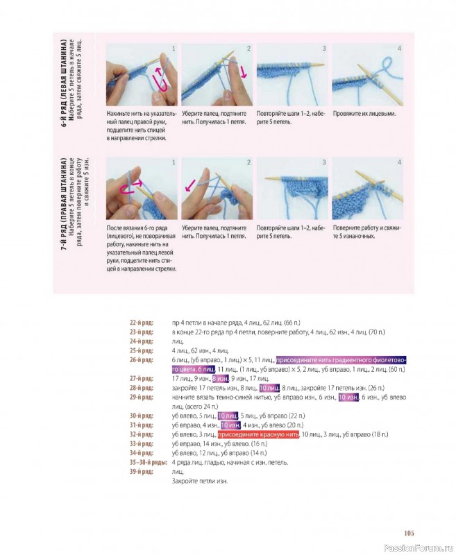 Вязаные проекты в книге &laquo;Шарнирные игрушки на спицах&raquo;.