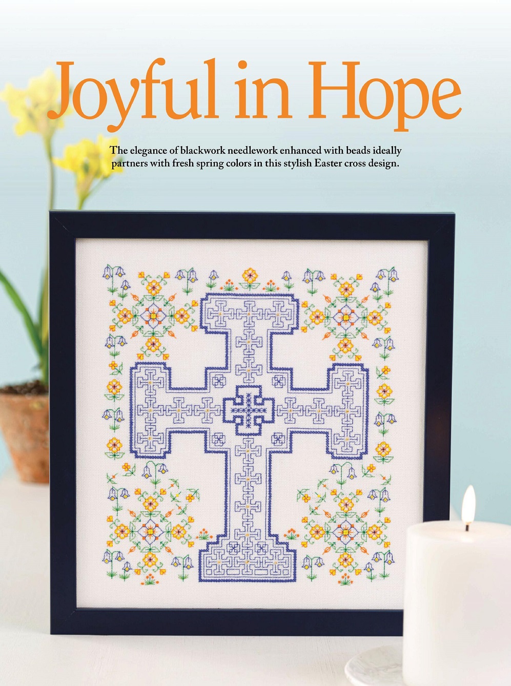 Вышивка крестом в журнале «Just CrossStitch - April 2022»