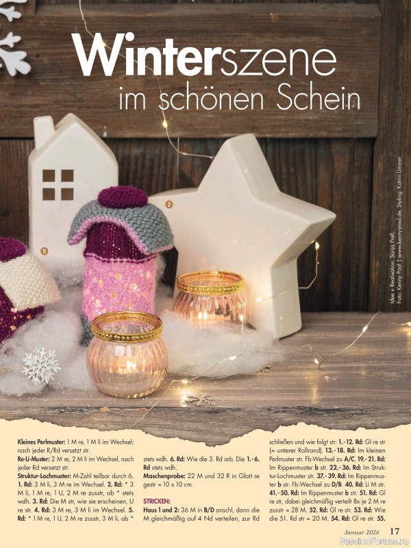 Коллекция проектов для рукодельниц в журнале «Anna Germany №1 2026»