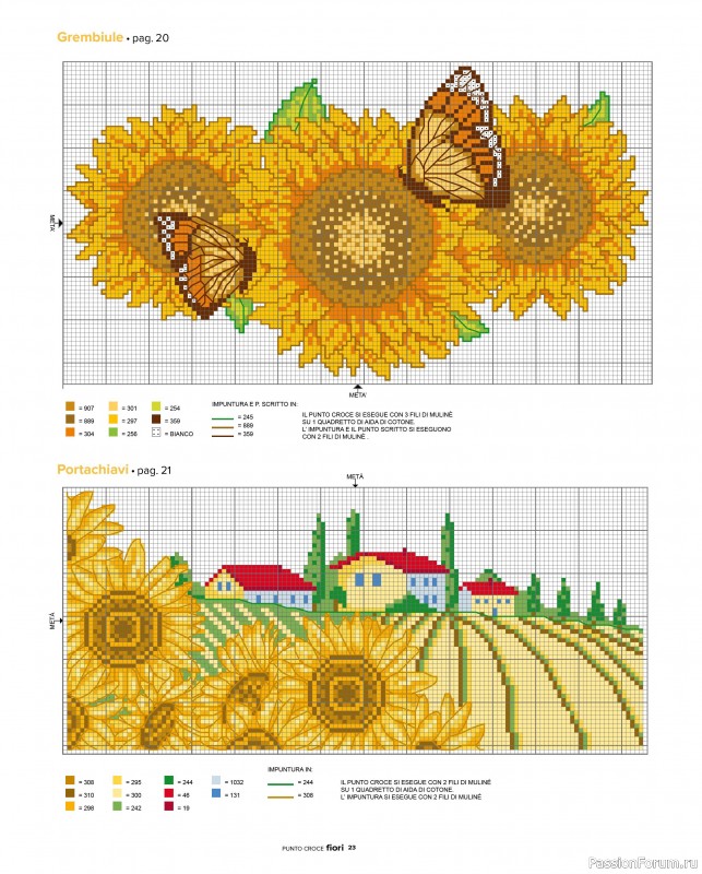 Коллекция вышивки в журнале &laquo;A Punto Croce - Marzo 2026&raquo;