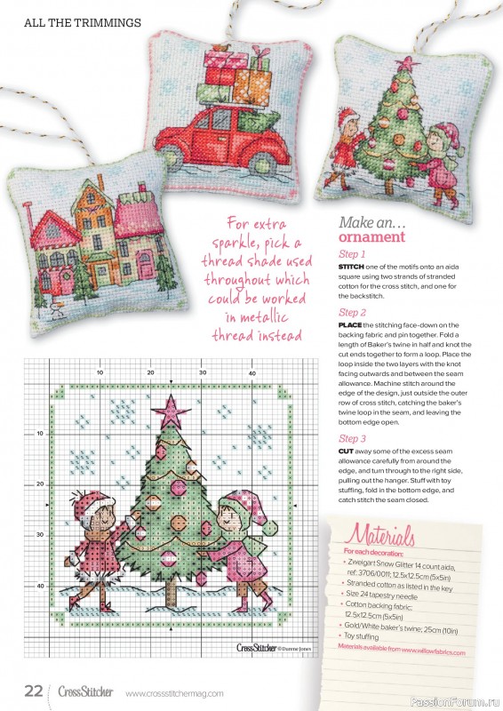 Коллекция вышивки в журнале «CrossStitcher №430 2025»