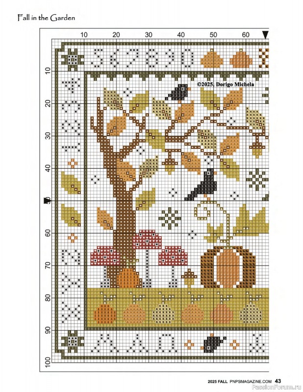 Коллекция вышивки в журнале «Punch Needle & Primitive Stitcher – Fall 2025»