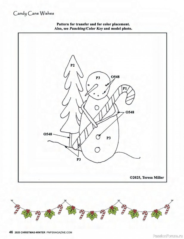 Коллекция вышивки в журнале «Punch Needle & Primitive Stitcher - Winter 2025»
