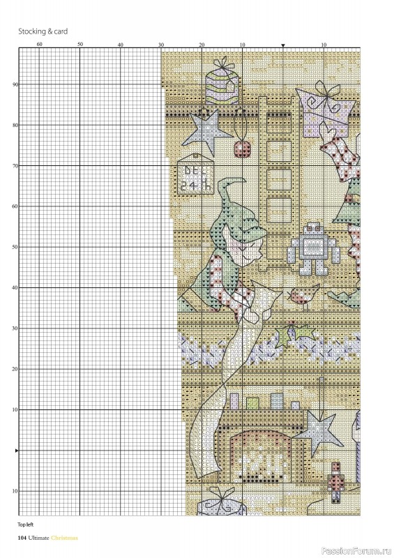 Коллекция вышивки в журнале «Ultimate Crossstitch Christmas №7 2025»