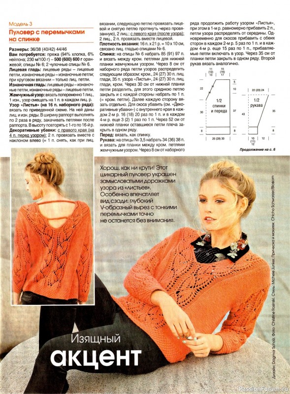 Вязаные модели спицами в журнале «Сабрина. Спецвыпуск №4 2022»