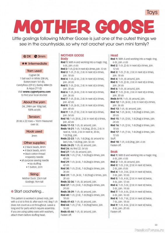 Вязаные проекты крючком в журнале «Crochet Now №124 2025»