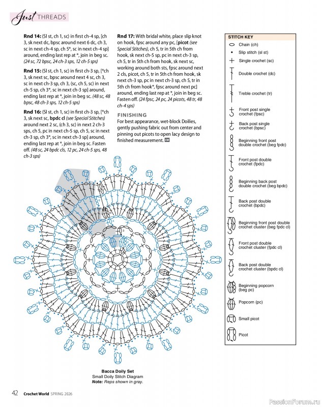 Вязаные проекты крючком в журнале &laquo;Crochet World - Spring 2026&raquo;