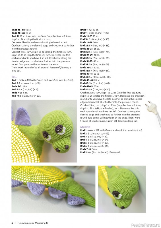 Вязаные проекты крючком в журнале «Fun Amigurumi Magazine №15 2025»