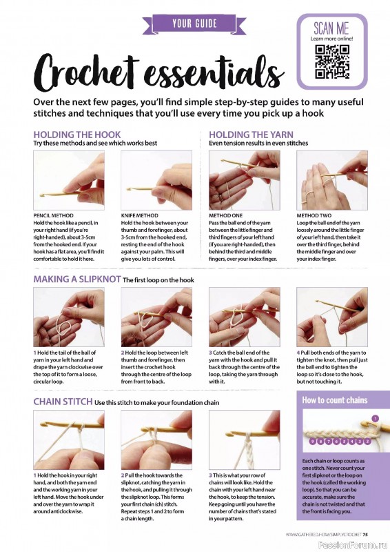 Вязаные проекты крючком в журнале «Simply Crochet №169 2025»