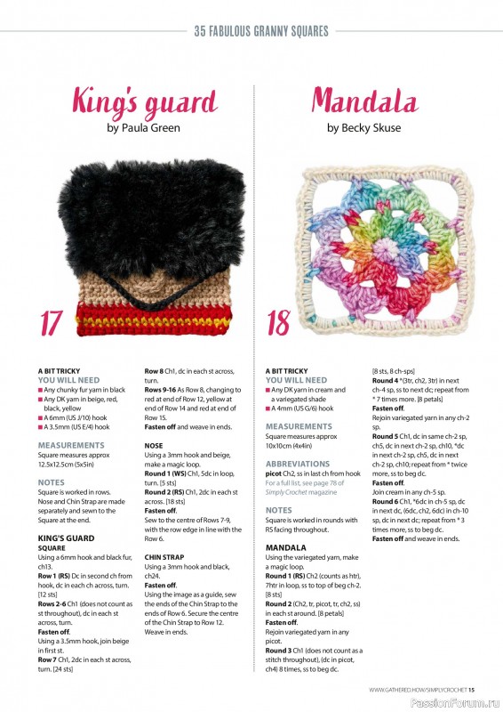 Вязаные проекты крючком в журнале «Simply Crochet №178 2026»