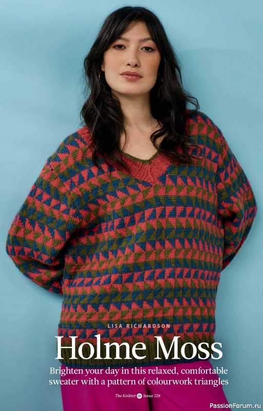 Вязаные проекты спицами в журнале «The Knitter №228 2026»