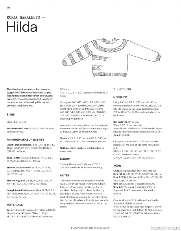 Вязаные проекты в журнале &laquo;Laine Nordic Knits 2024&raquo;. Продолжение