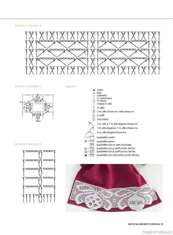 Вязаные проекты в журнале «Motivi all'Uncinetto Speciale №10 2023»