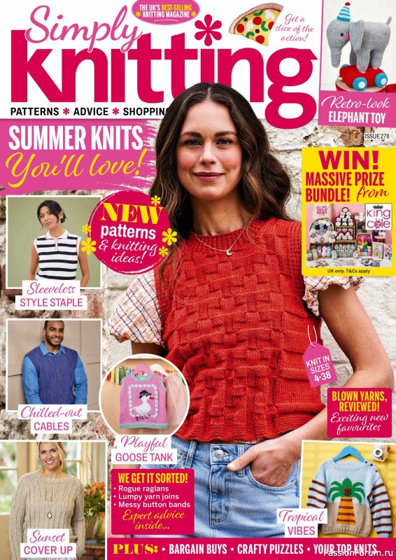Вязаные проекты в журнале &laquo;Simply Knitting №278 2026&raquo;