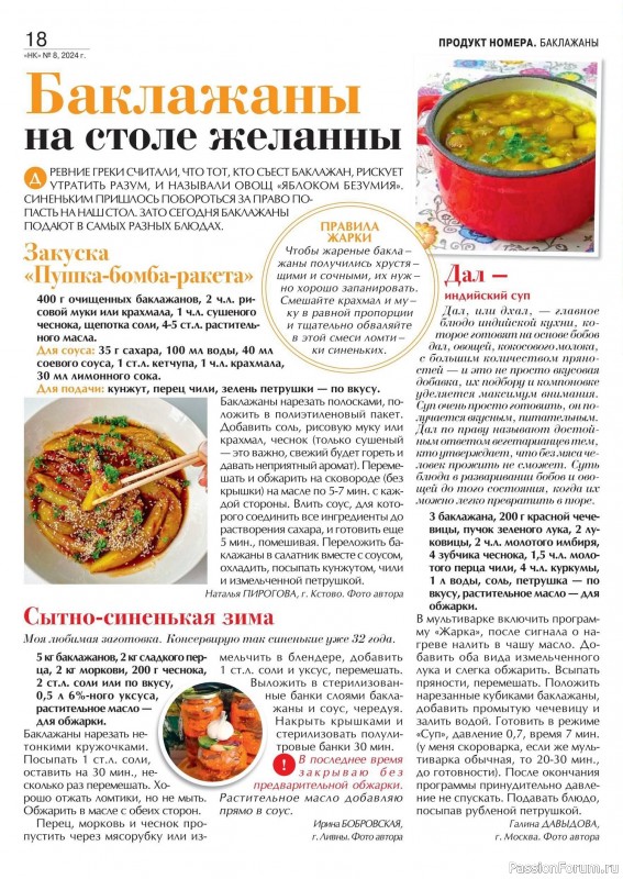 Коллекция кулинарных рецептов в журнале «Наша кухня №7 2024» Коллекция кулинарных рецептов в журнале «Наша кухня №7 2024»