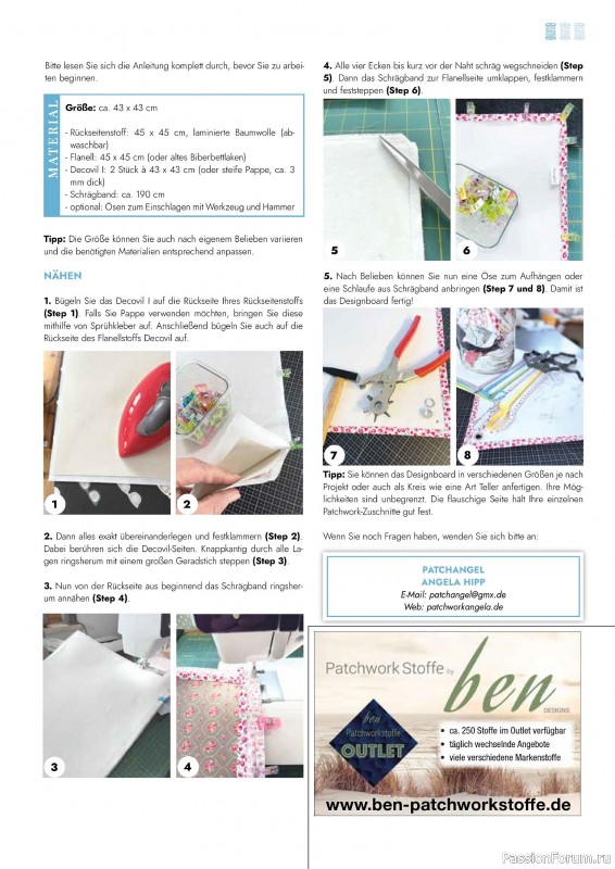 Коллекция проектов для рукодельниц в журнале &laquo;Patchwork das Magazin №3 2026&raquo;