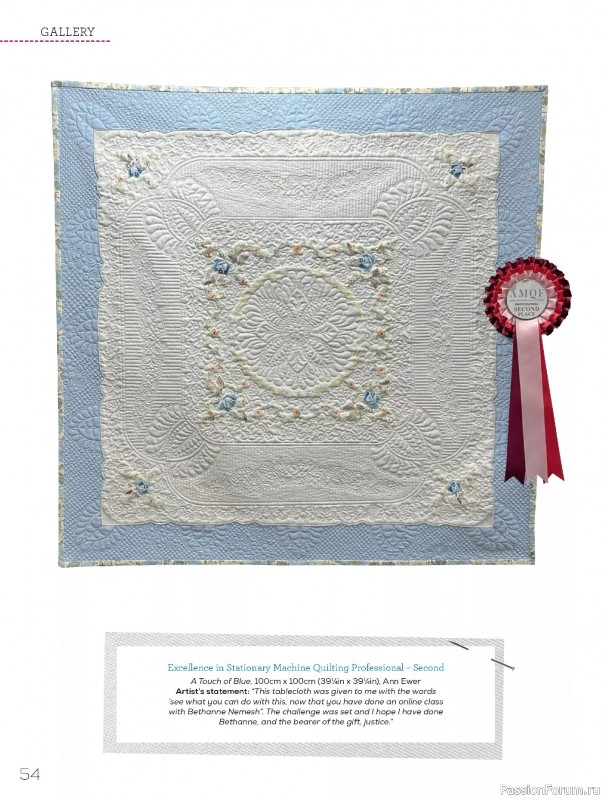 Коллекция проектов для рукодельниц в журнале «Quilters Companion №134 2025»