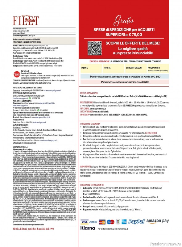 Коллекция проектов в журнале «Mani di Fata - Speciale Natale №1 2025»