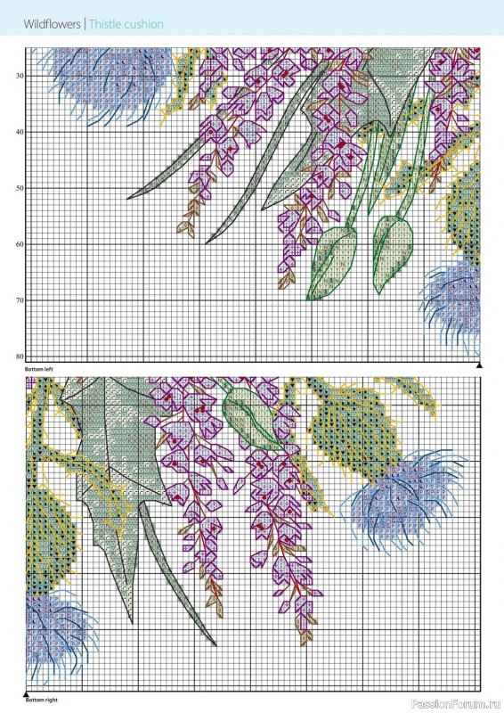 Коллекция вышивки в журнале «Cross Stitch Gold - Floral Collection 2023»