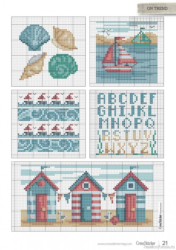 Коллекция вышивки в журнале «CrossStitcher №386 2022»