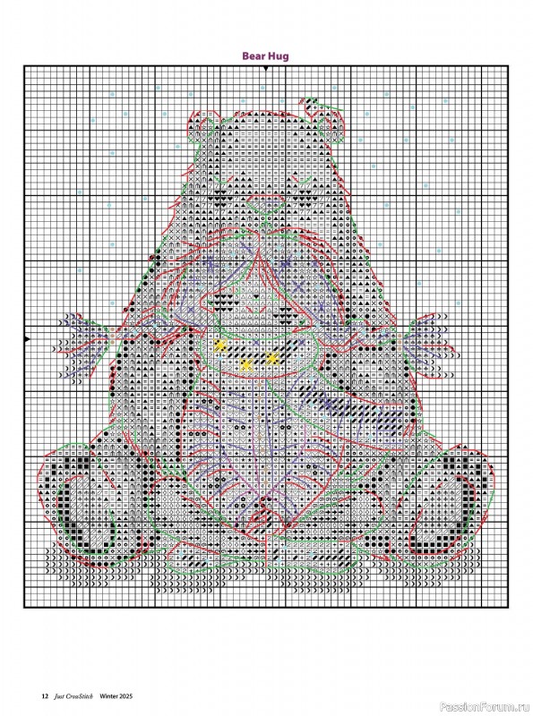 Коллекция вышивки в журнале «Just CrossStitch - Winter 2025»