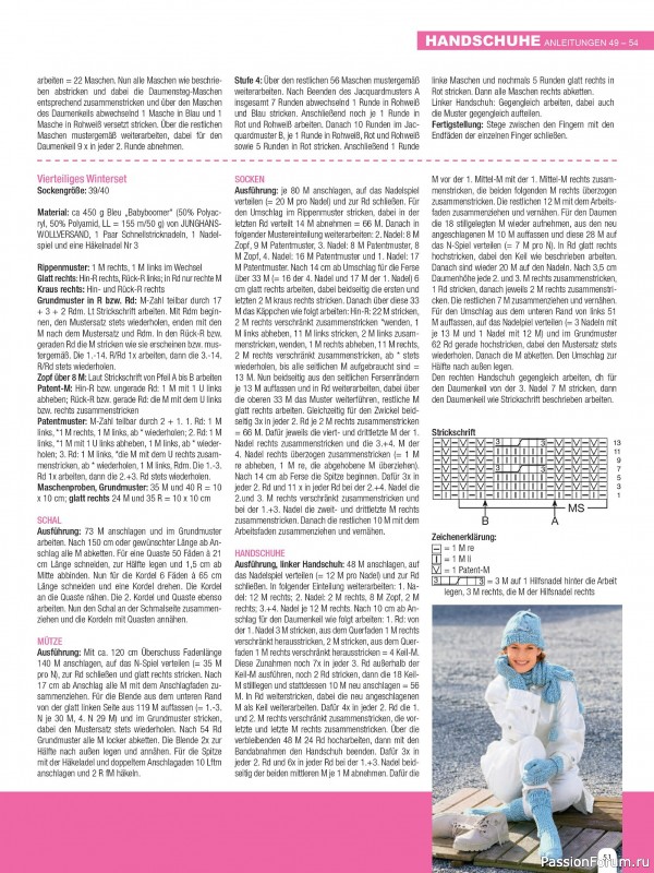 Вязаные проекты спицами в журнале «Hundert Seiten voller Ideen №4 2025»