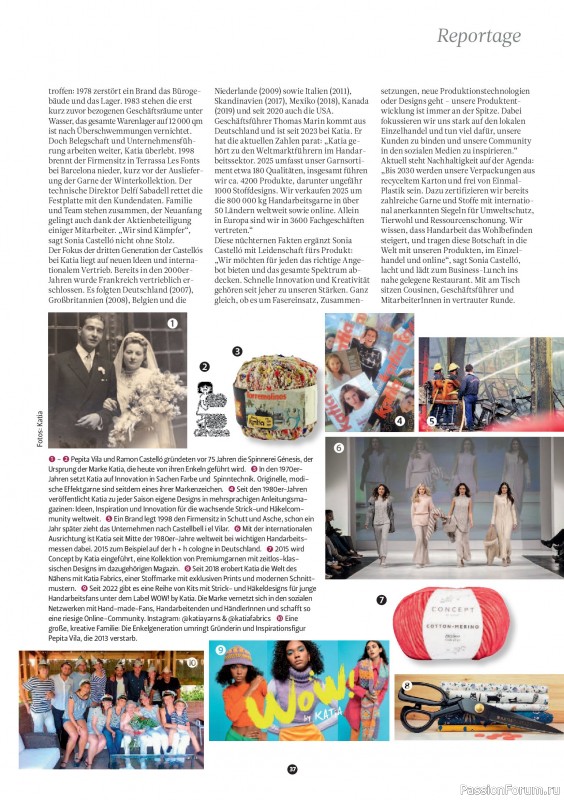 Вязаные проекты спицами в журнале &laquo;The Knitter №80 2026 Germany&raquo;