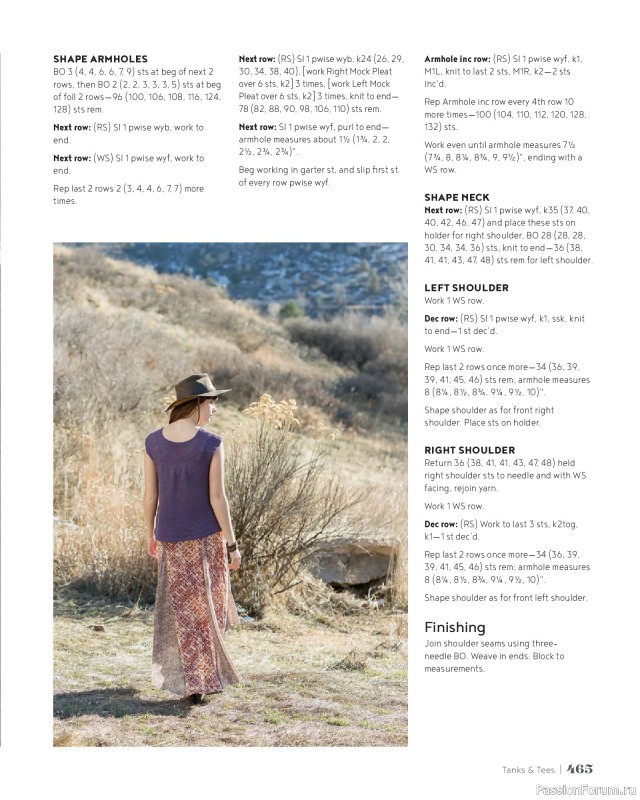 Вязаные проекты в книге &laquo;100 Knits: Interweave's Ultimate Pattern Collection&raquo;. Часть 4