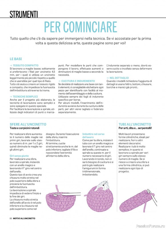 Вязаные проекты в журнале «Motivi all'Uncinetto Borse - Dicembre 2025-Gennnaio 2026»