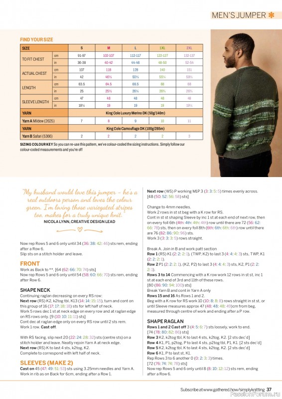 Вязаные проекты в журнале &laquo;Simply Knitting №276 2026&raquo;