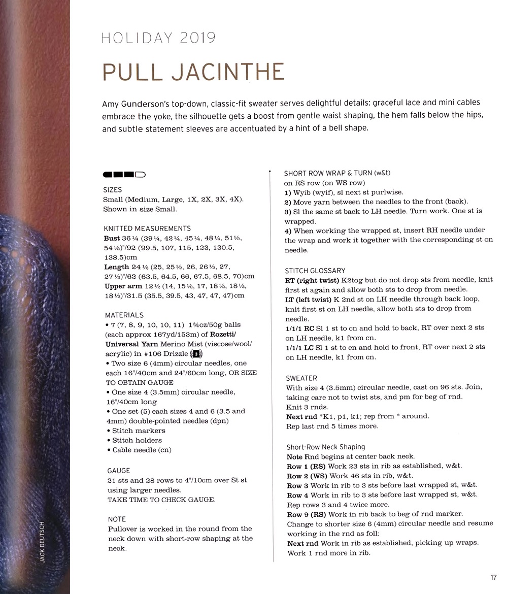 40 проектов вязания в журнале "Vogue Knitting Lace": 40 Bold & Delicate Knits 2021
