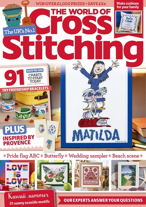 Коллекция вышивки в журнале &laquo;The World of Cross Stitching №333 2023&raquo;