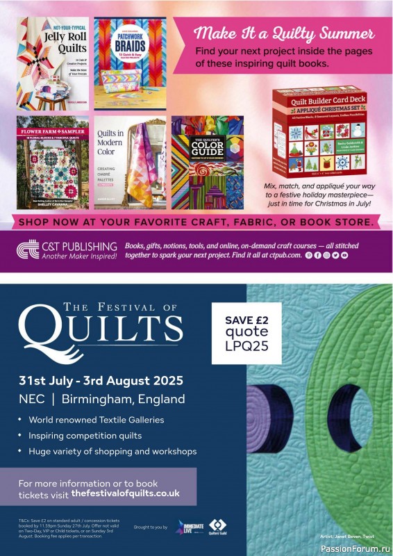 Коллекция проектов для рукодельниц в журнале «Love Patchwork & Quilting №152 2025»