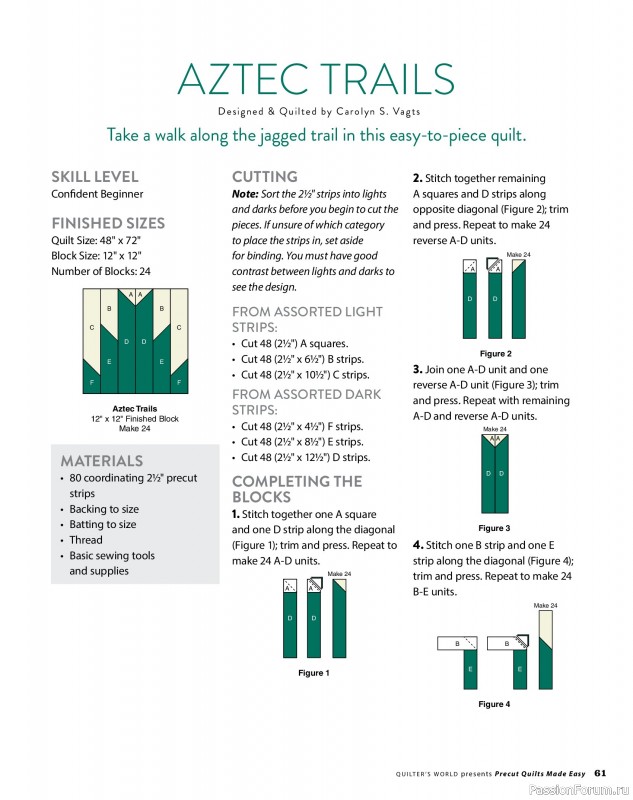 Коллекция проектов для рукодельниц в журнале &laquo;Quilter's World Specials - Late Spring 2026&raquo;