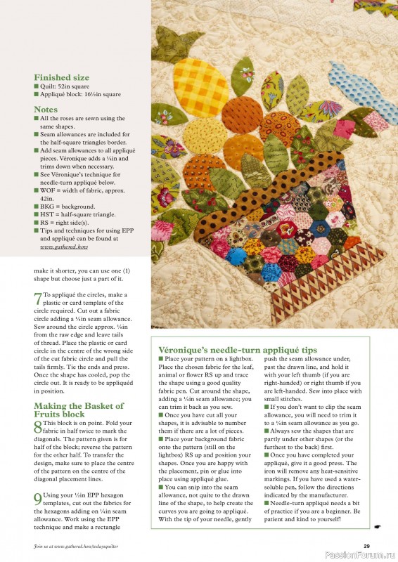 Коллекция проектов для рукодельниц в журнале «Todays Quilter №135 2025»