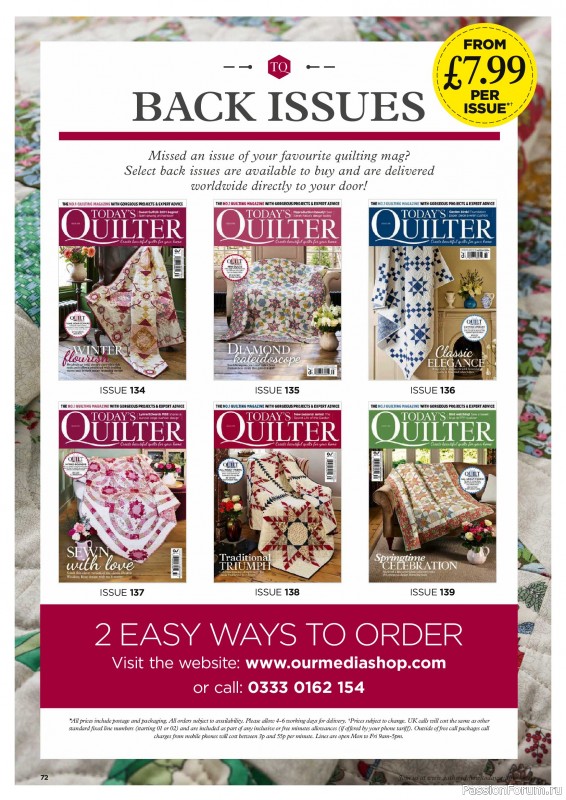 Коллекция проектов для рукодельниц в журнале &laquo;Todays Quilter №140 2026&raquo;