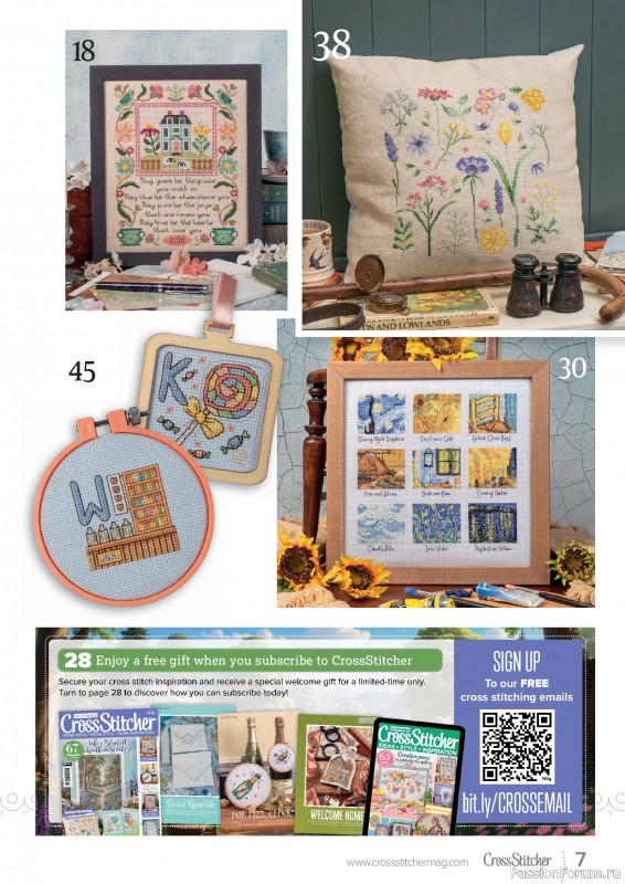 Коллекция вышивки в журнале &laquo;CrossStitcher №434 2026&raquo;
